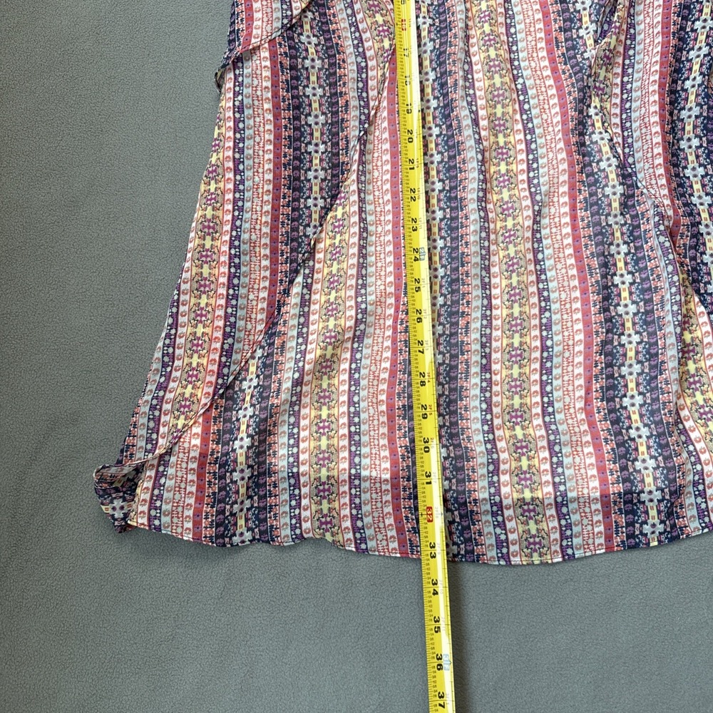 BCBG MAXAZRIA Dress Womens XS Spaghetti Criss Cross Strap Cocktail Mini Boho Y2K - Picture 7 of 16